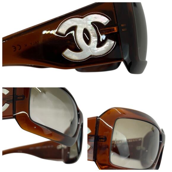 Chanel Mother of Pearl CC Sunglasses - Picture 7 of 7